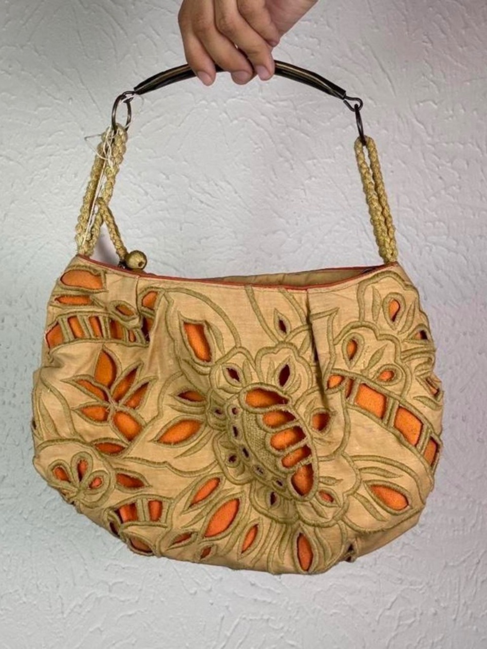 Y2k BOHO EYELET PURSE